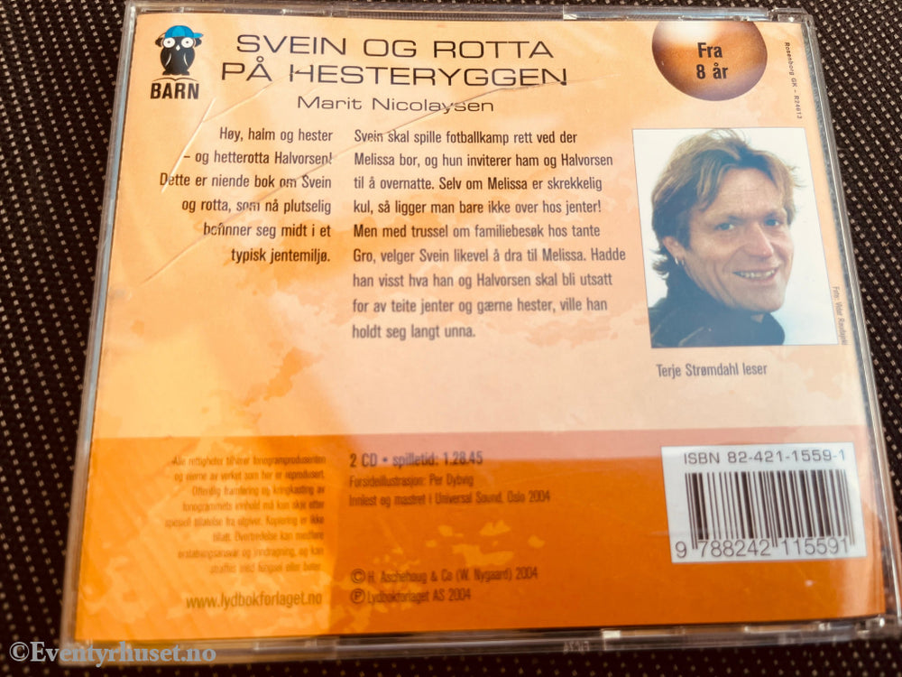 Marit Nicolaysen. Svein Og Rotta På Hesteryggen. Lydbok 2 Cd.