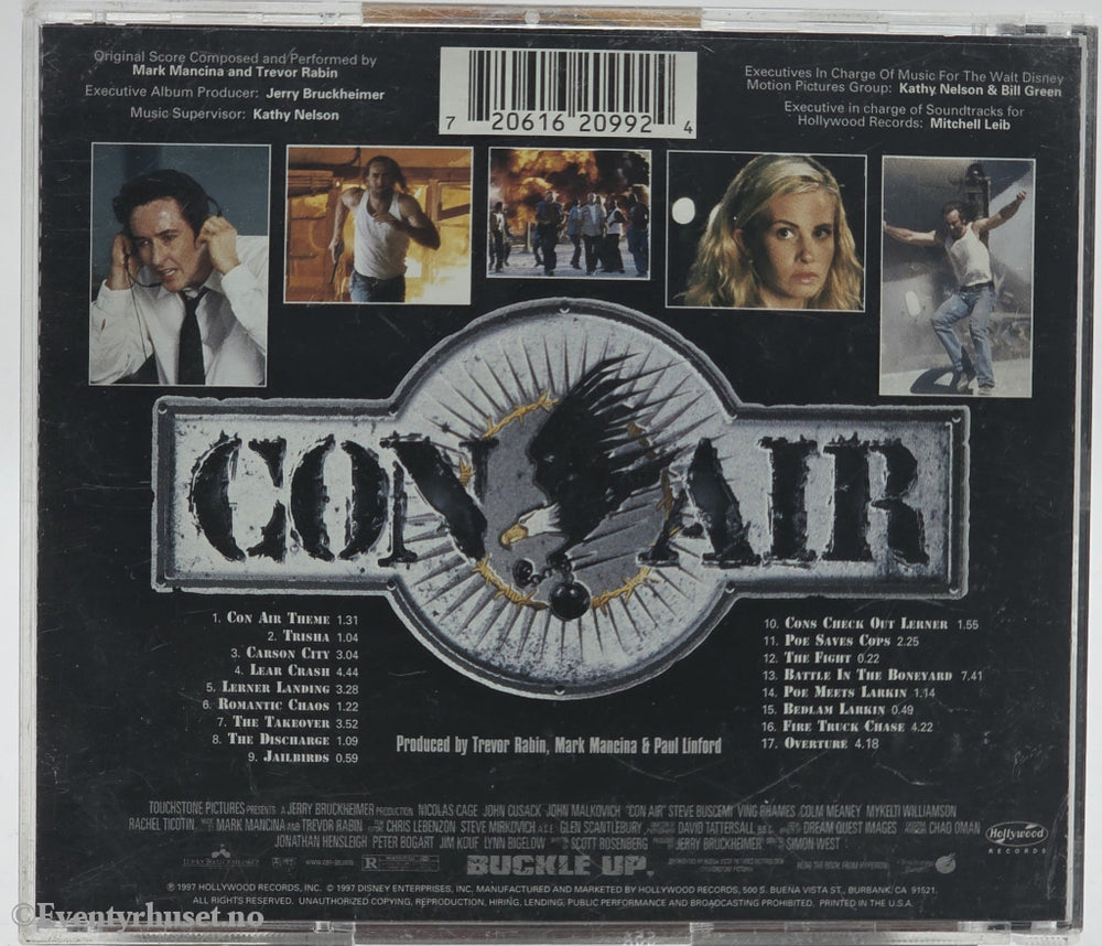 Mark Mancina & Trevor Rabin. 2000. Gone in 60 Seconds – Original Motion Picture Soundtrack. CD.