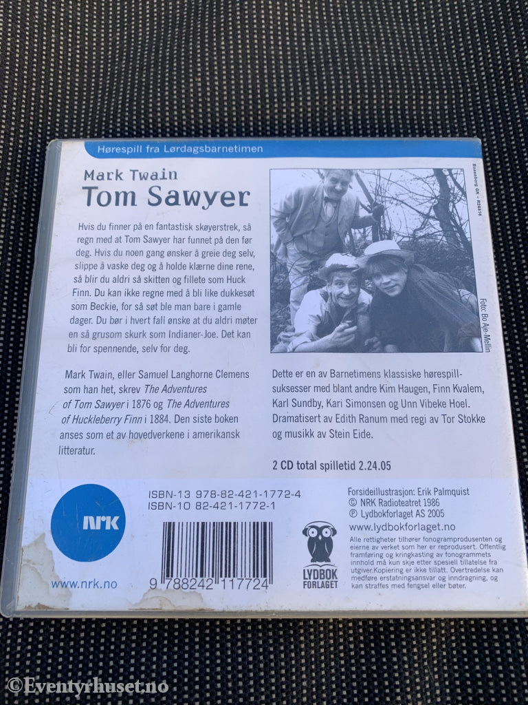 Mark Twain. 1986/05. Tom Sawyer. Lydbok På 2 Cd.