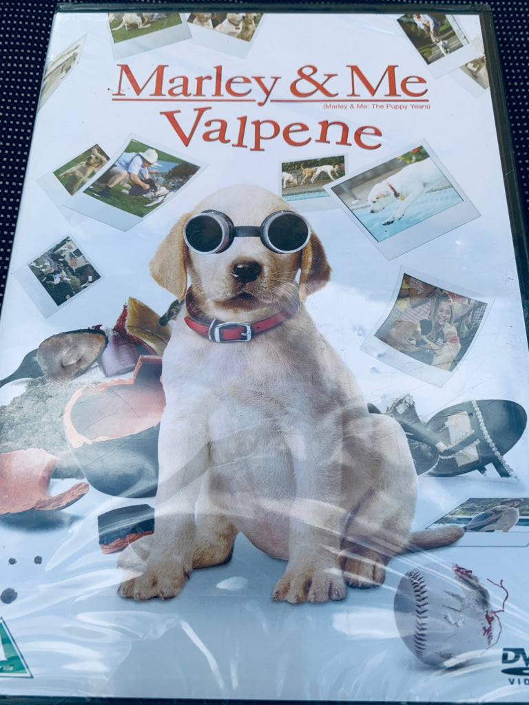 Marley & Me: Valpene. DVD. Ny i plast!