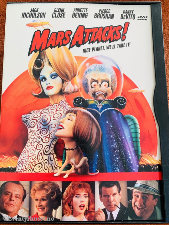 Mars Attacks! 1996. Dvd Snapcase.