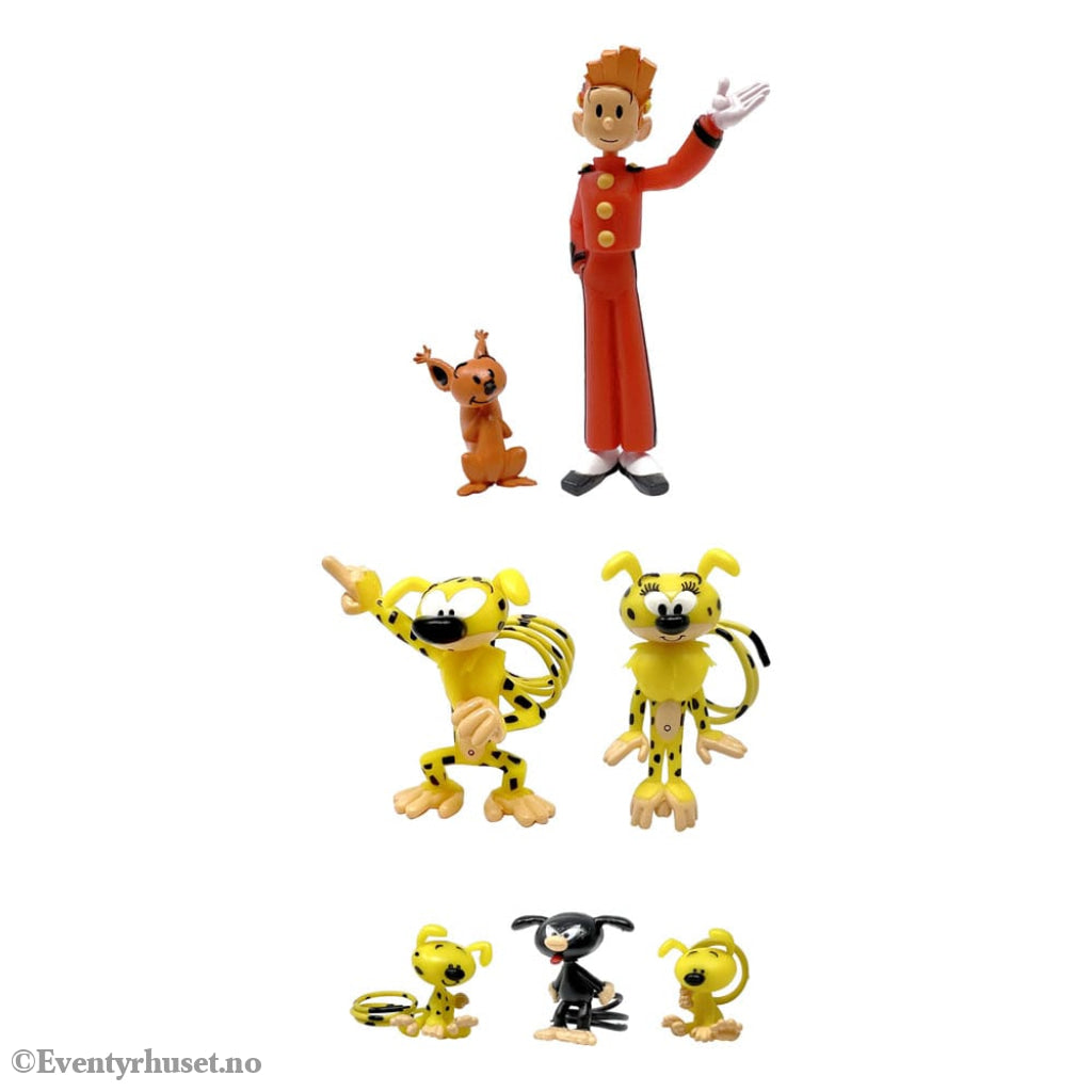 Marsupilami Mini Figure 7-Pack Characters 4 - 10 cm Toys