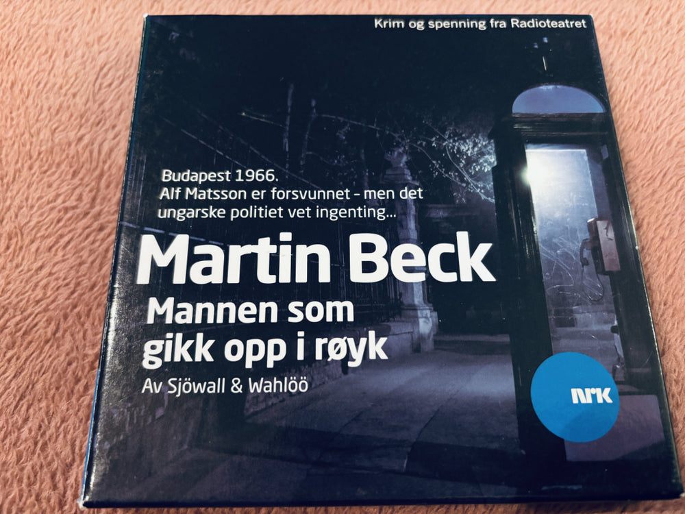 Martin Beck – Mannen som gikk opp i røyk. Lydbok på CD.