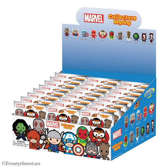 Marvel 3D PVC Bag Clips Series 2 Display (24) Fashion & Accessories