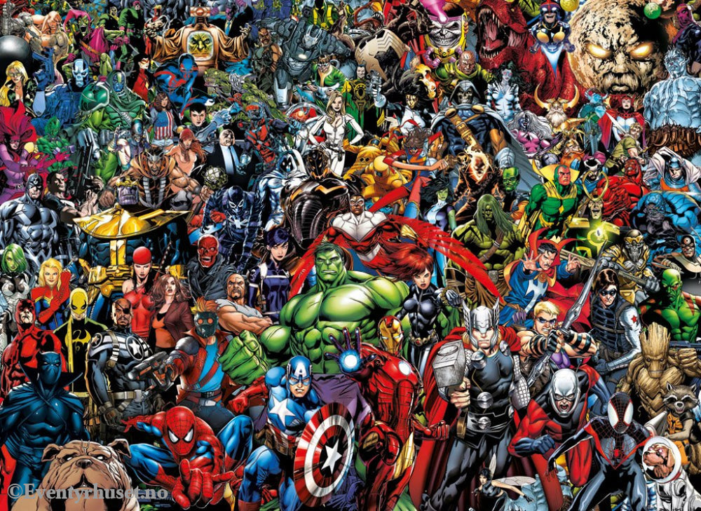 Marvel 80th Anniversary Impossible Puzzle Characters Games