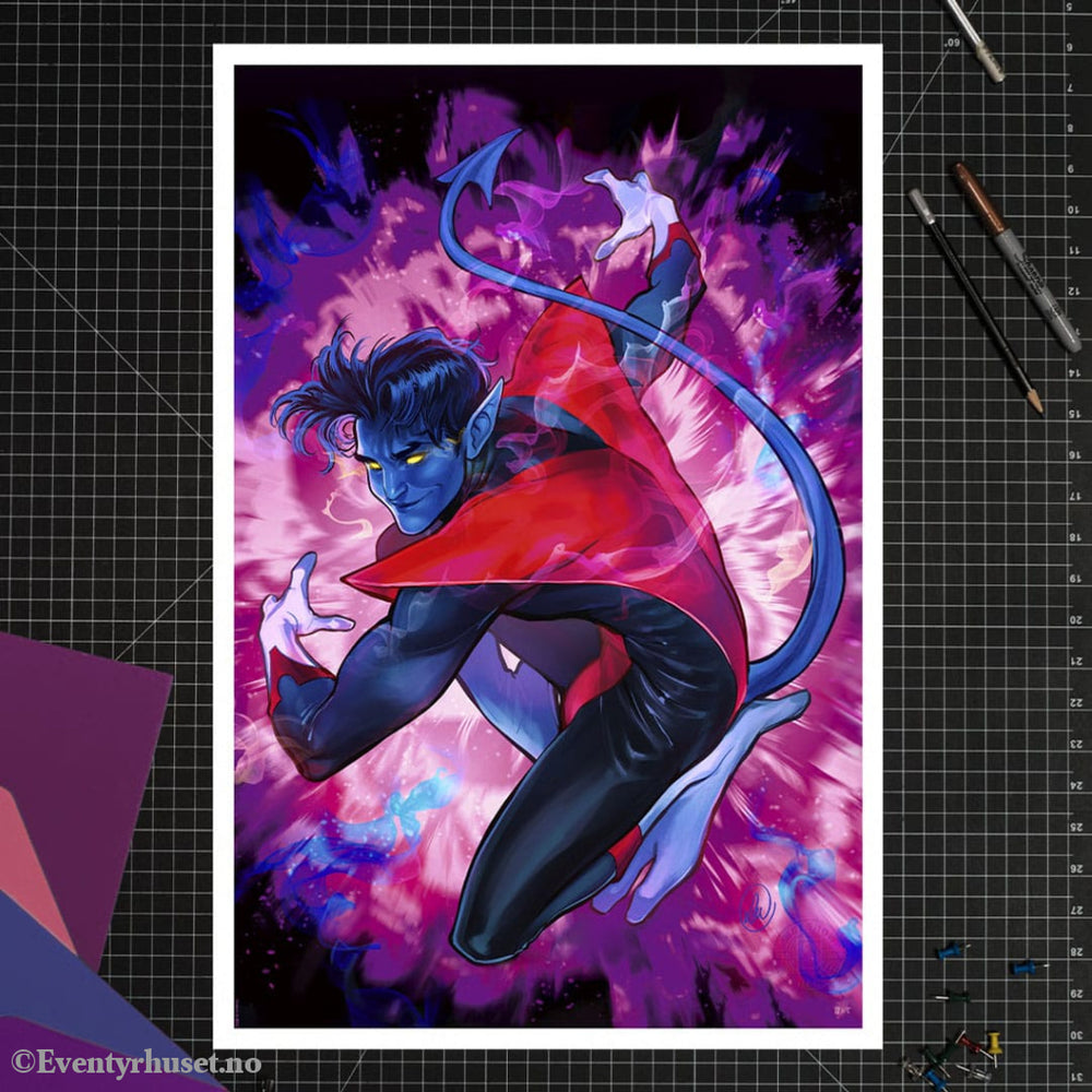Marvel Art Print Nightcrawler 41 x 61 cm - unframed Home & Gifts