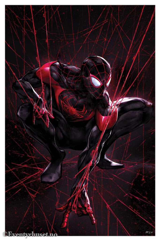 Marvel Art Print Spider-Man Miles Morales 61 x 41 cm - unframed Home & Gifts