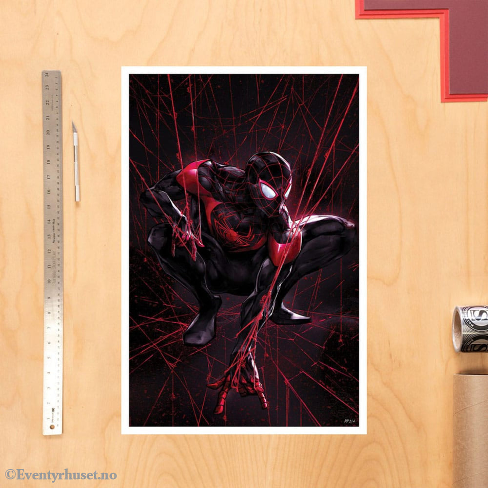 Marvel Art Print Spider-Man Miles Morales 61 x 41 cm - unframed Home & Gifts