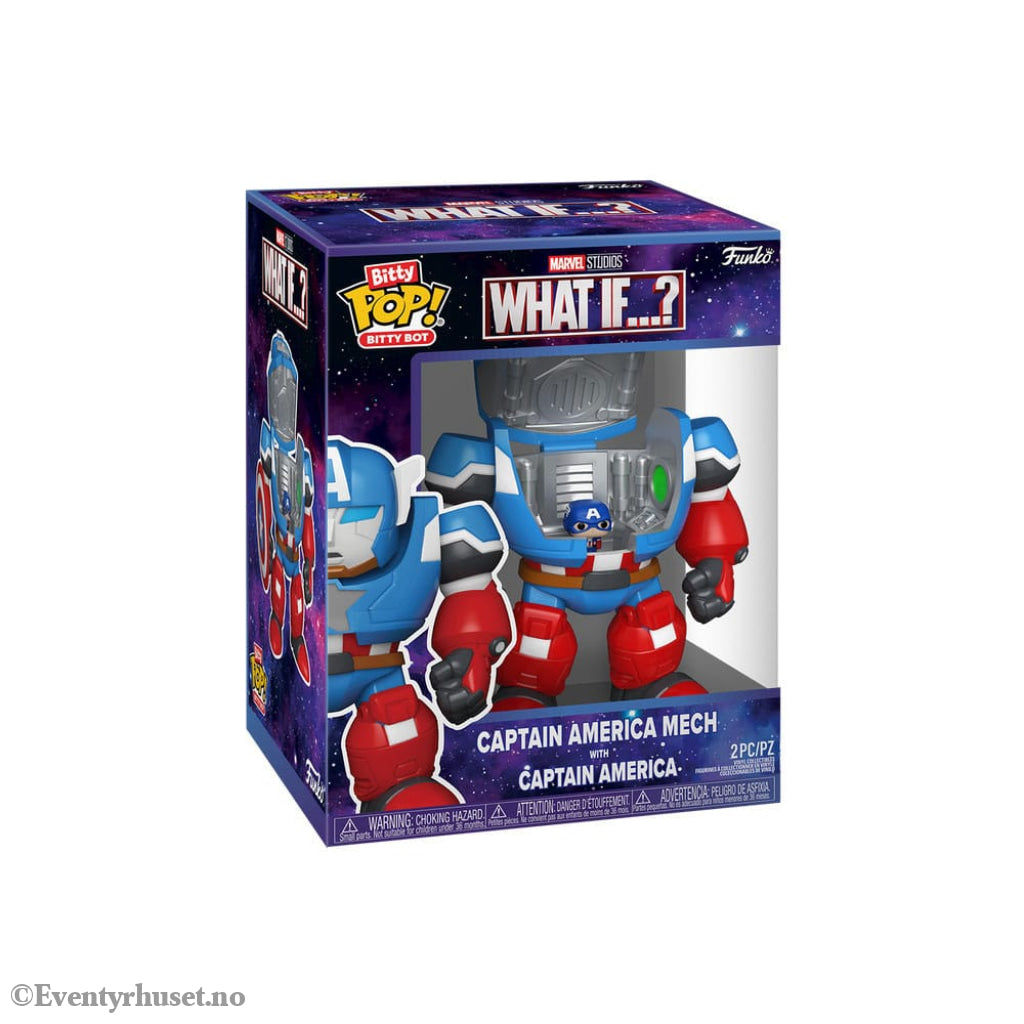 Marvel Bitty POP! Bots Figure WI- CA Mech w/Cap 11,7 cm Collectibles