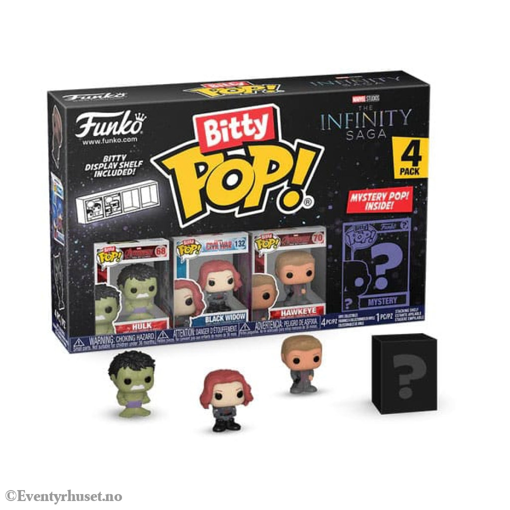 Marvel Bitty POP! Vinyl Figure 4-Pack Hulk 2,5 cm Collectibles