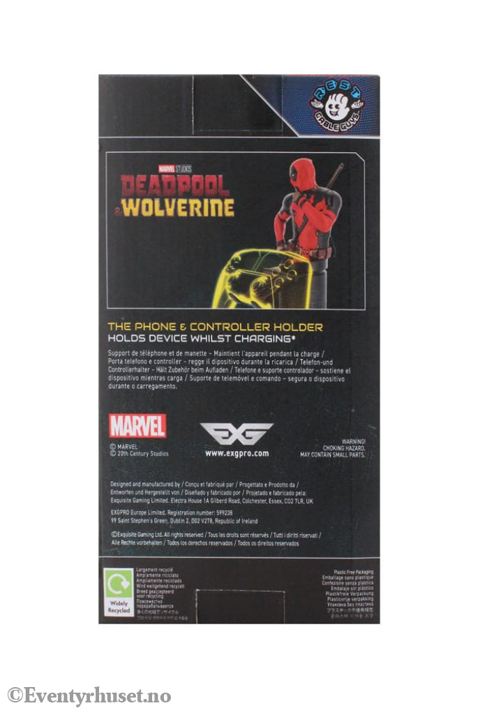 Marvel Cable Guys R.E.S.T Collectable Charging Stand Deadpool 3 23 cm Home & Gifts