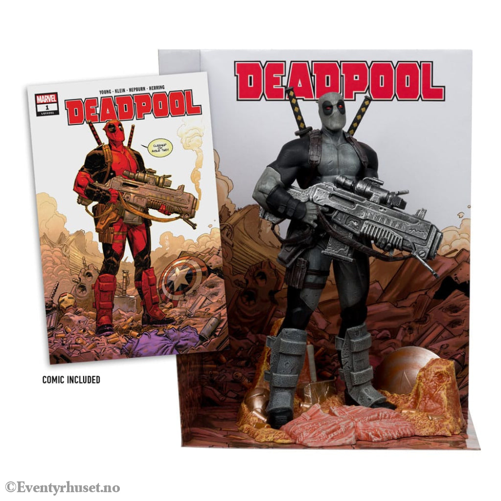 Marvel Collection PVC Statue 1/6 Deadpool (Deadpool #1)(Grey Suit Chase) 27 cm Toys