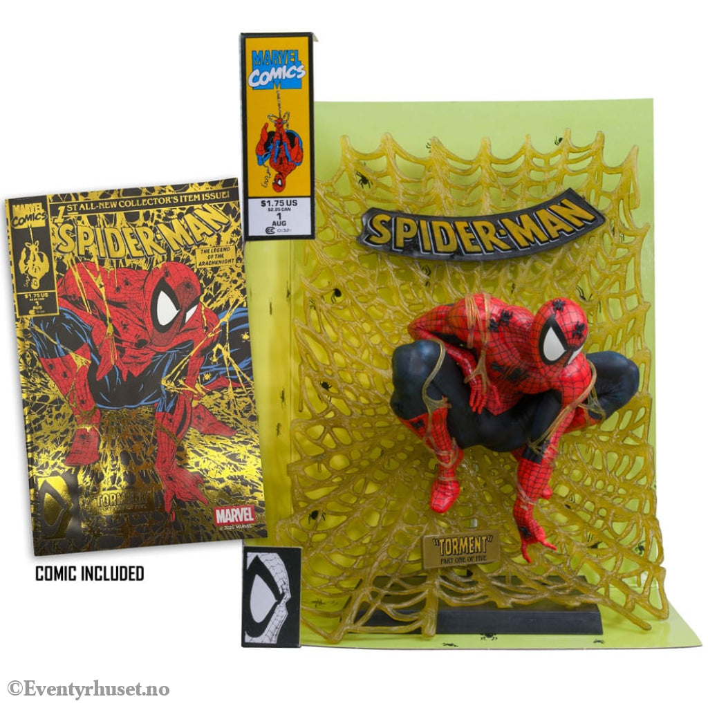 Marvel Collection PVC Statue 1/6 Spider-Man (Spider-Man # 1) (Gold Edition) (Gold Label) 15 cm Toys