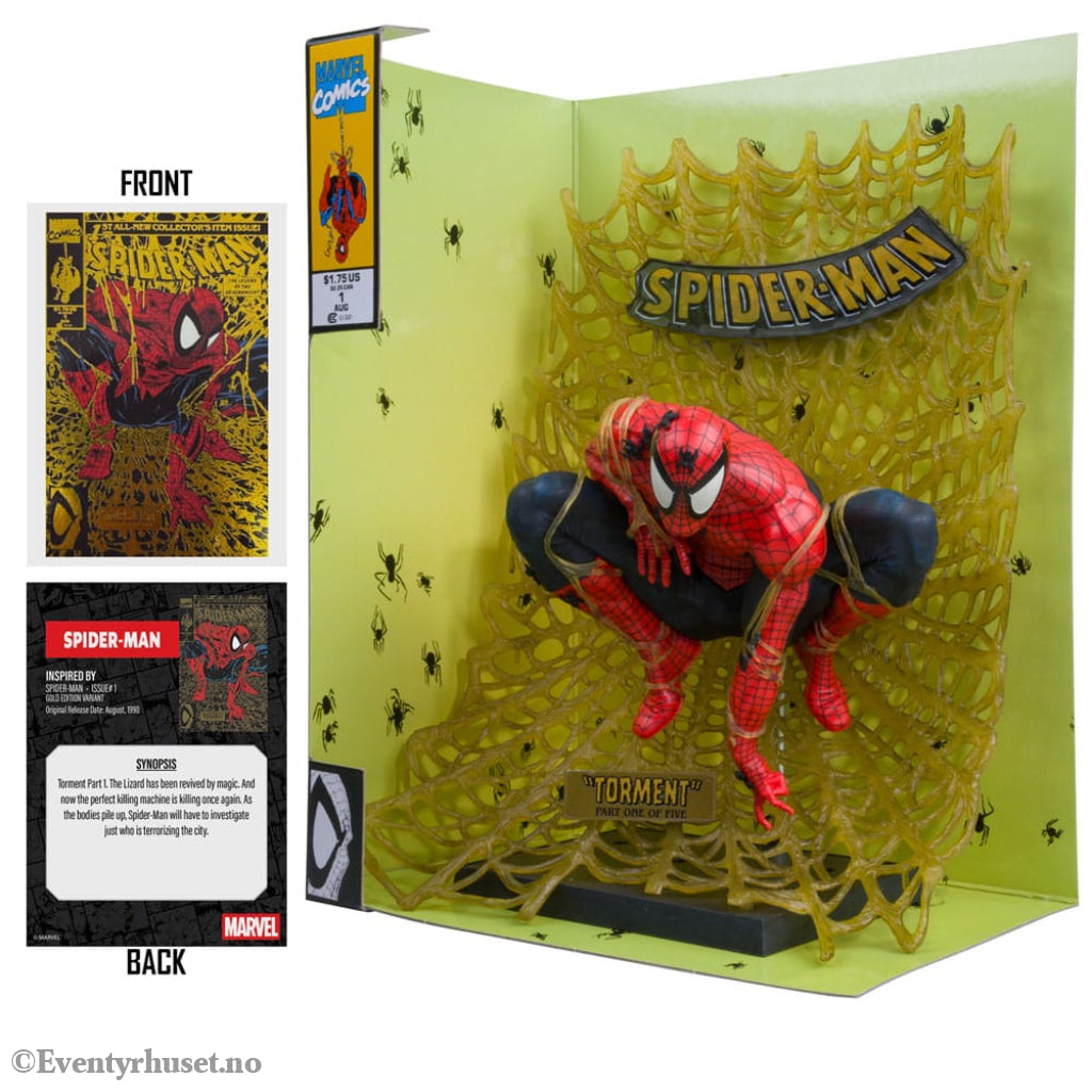 Marvel Collection PVC Statue 1/6 Spider-Man (Spider-Man # 1) (Gold Edition) (Gold Label) 15 cm Toys
