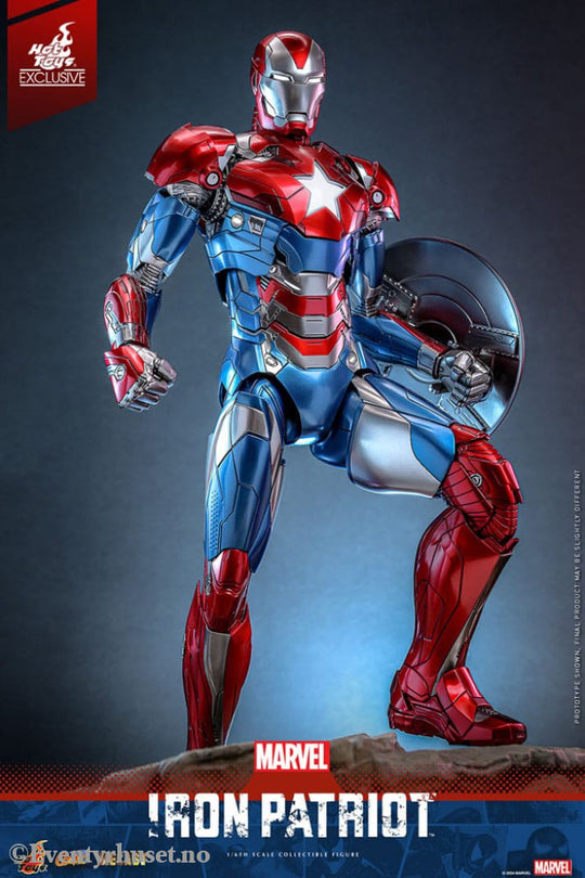 Marvel Comic Diecast Masterpiece Action Figure 1/6 Iron Patriot Hot Toys Exclusive 32 cm Toys
