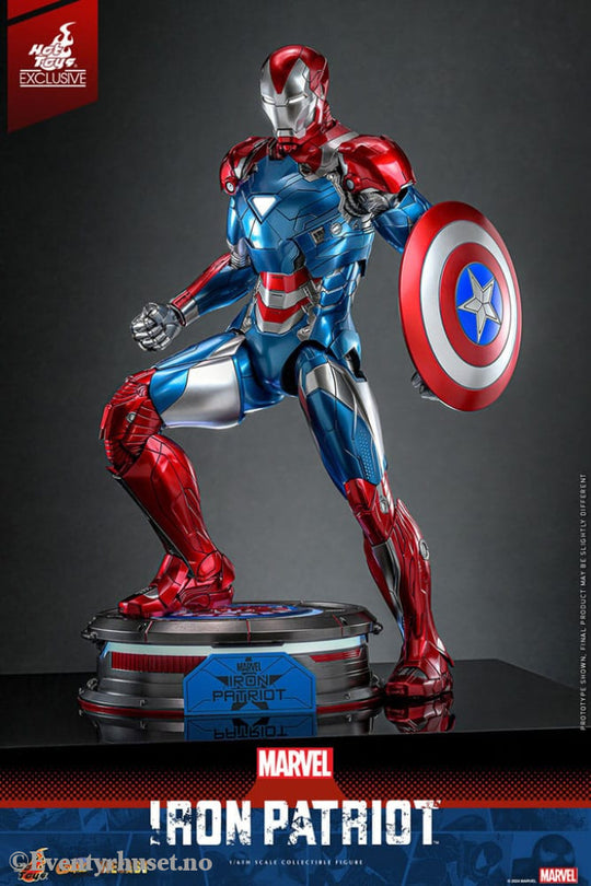 Marvel Comic Diecast Masterpiece Action Figure 1/6 Iron Patriot Hot Toys Exclusive 32 cm Toys