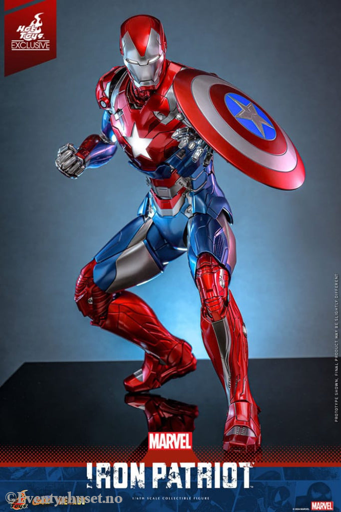 Marvel Comic Diecast Masterpiece Action Figure 1/6 Iron Patriot Hot Toys Exclusive 32 cm Toys
