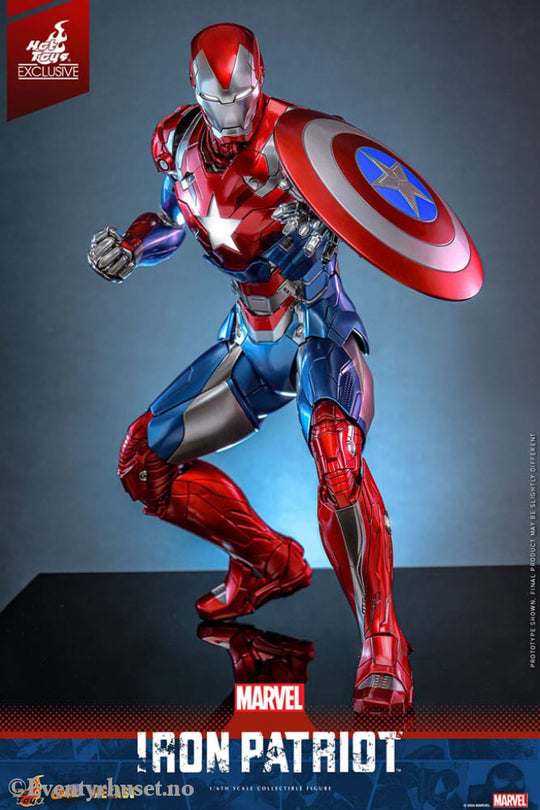 Marvel Comic Diecast Masterpiece Action Figure 1/6 Iron Patriot Hot Toys Exclusive 32 cm Toys