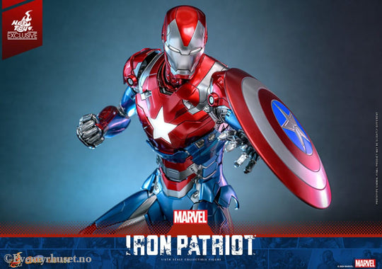 Marvel Comic Diecast Masterpiece Action Figure 1/6 Iron Patriot Hot Toys Exclusive 32 cm Toys
