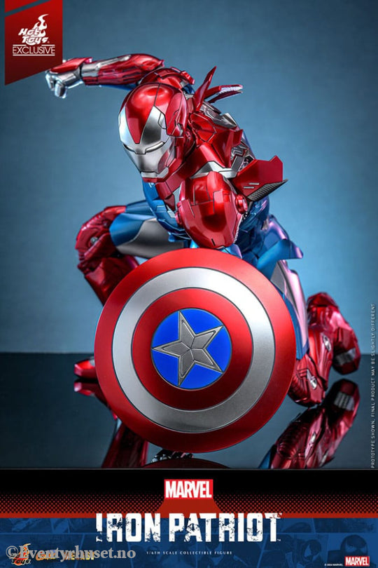 Marvel Comic Diecast Masterpiece Action Figure 1/6 Iron Patriot Hot Toys Exclusive 32 cm Toys