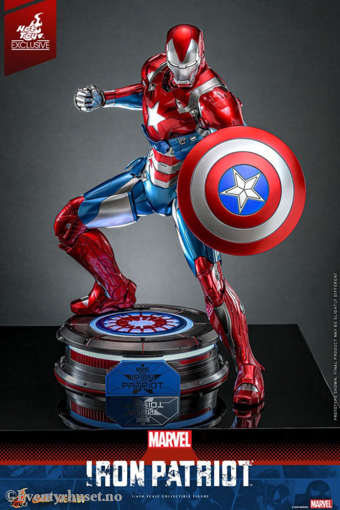 Marvel Comic Diecast Masterpiece Action Figure 1/6 Iron Patriot Hot Toys Exclusive 32 cm Toys