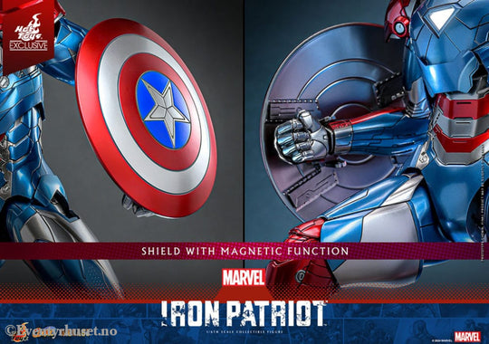 Marvel Comic Diecast Masterpiece Action Figure 1/6 Iron Patriot Hot Toys Exclusive 32 cm Toys