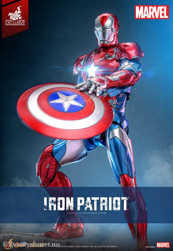 Marvel Comic Diecast Masterpiece Action Figure 1/6 Iron Patriot Hot Toys Exclusive 32 cm Toys