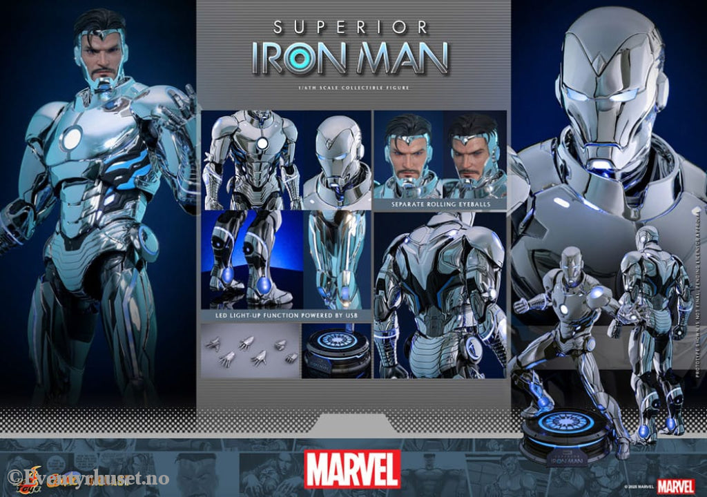 Marvel Comic Diecast Masterpiece Action Figure 1/6 Superior Iron Man 32 cm Toys