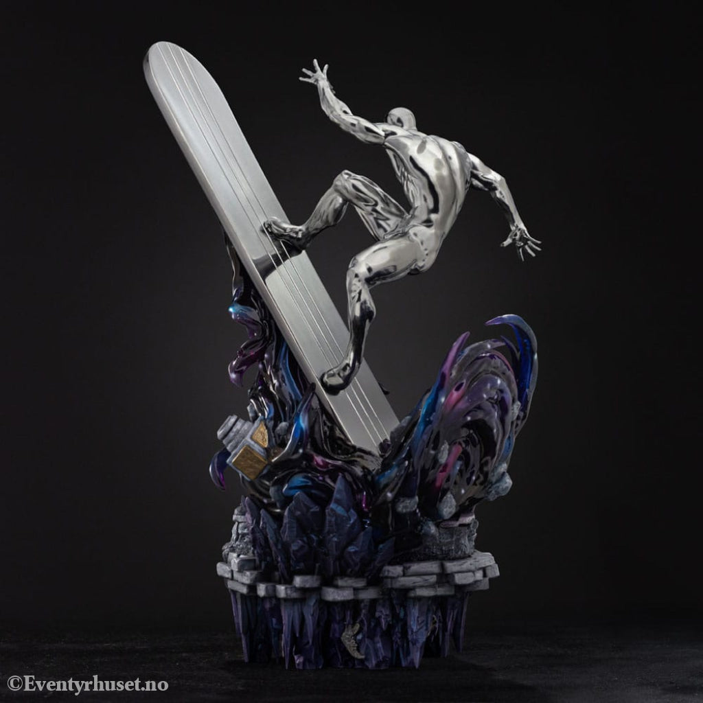 Marvel Comics Infinity Gauntlet Diorama Art Scale Statue 1/10 Silver Surfer Deluxe 36 cm Collectibles