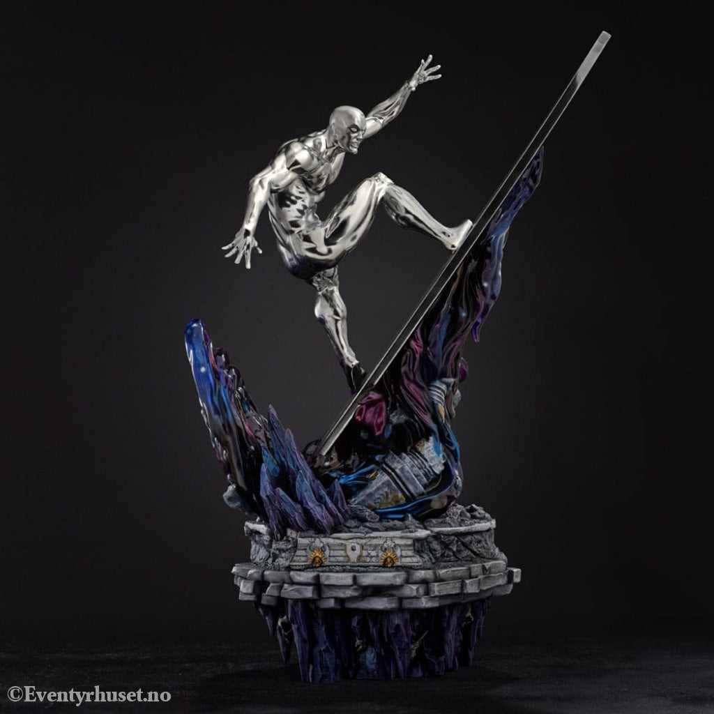 Marvel Comics Infinity Gauntlet Diorama Art Scale Statue 1/10 Silver Surfer Deluxe 36 cm Collectibles