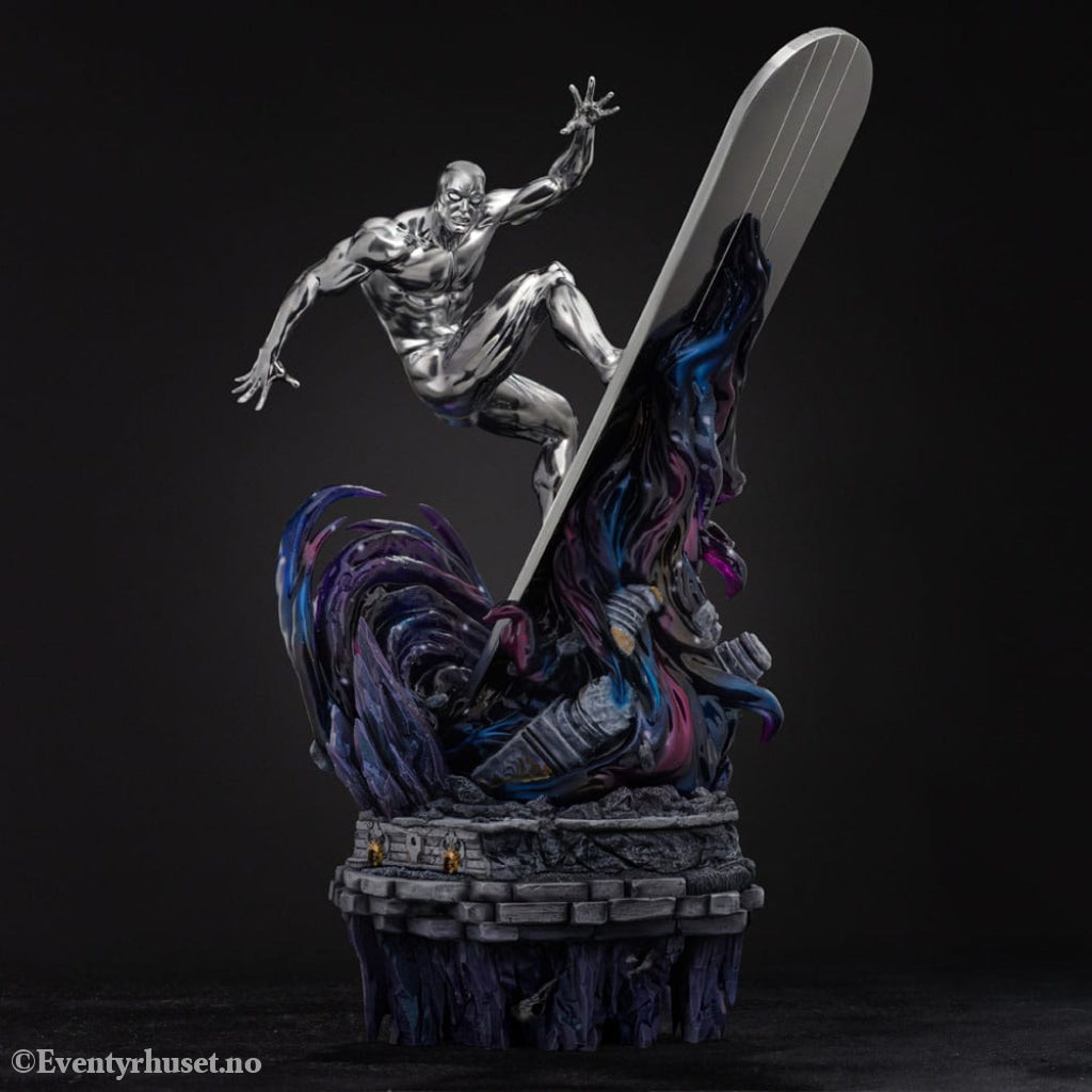 Marvel Comics Infinity Gauntlet Diorama Art Scale Statue 1/10 Silver Surfer Deluxe 36 cm Collectibles