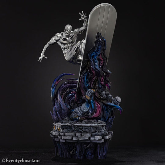 Marvel Comics Infinity Gauntlet Diorama Art Scale Statue 1/10 Silver Surfer Deluxe 36 cm Collectibles