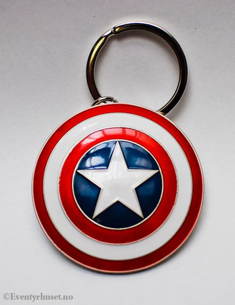 Marvel Comics Metal Keychain Captain America Shield Fashion & Accessories