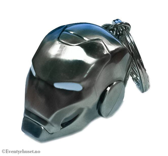 Marvel Comics Metal Keychain Iron Man Helmet Mark II Fashion & Accessories