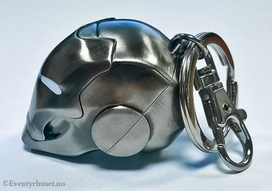 Marvel Comics Metal Keychain Iron Man Helmet Mark II Fashion & Accessories