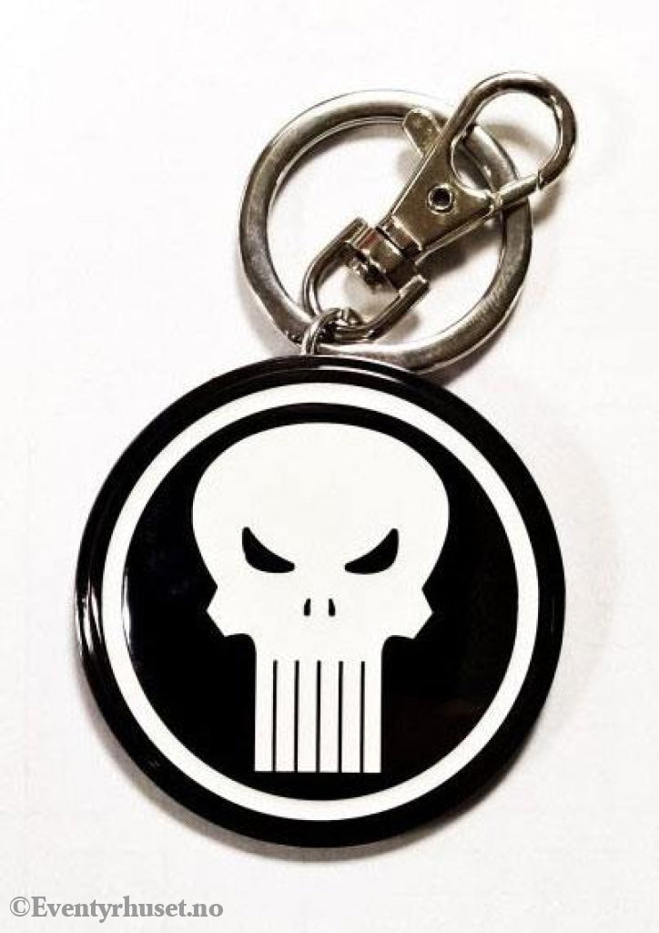Marvel Comics Metal Keychain Punisher Logo Fashion & Accessories