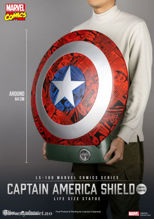 Marvel Comics PVC Captain America Shield Life Size Statue 64 cm Collectibles
