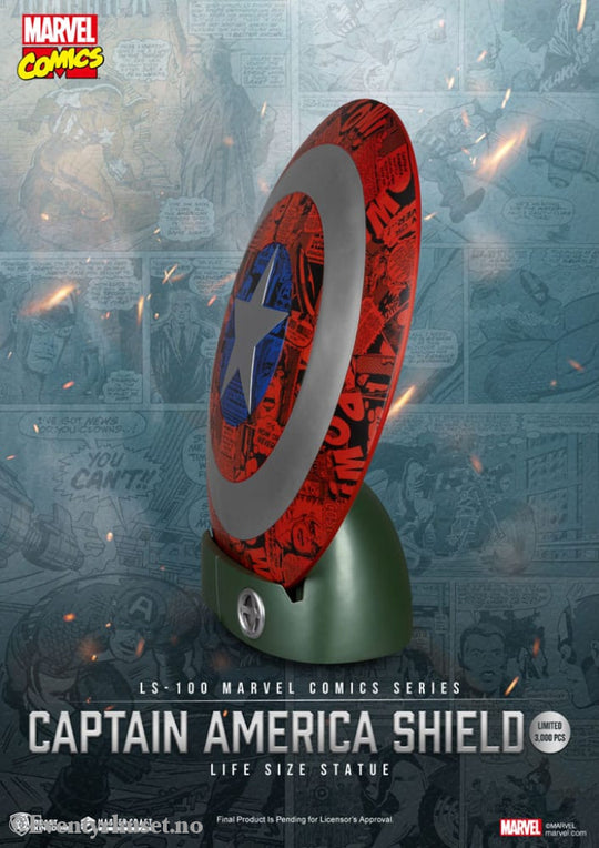 Marvel Comics PVC Captain America Shield Life Size Statue 64 cm Collectibles
