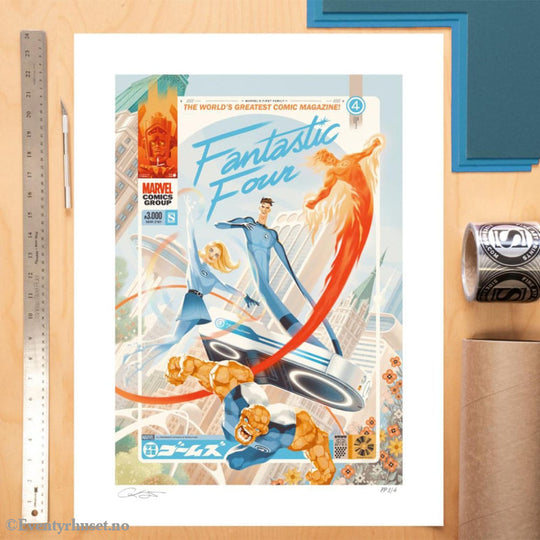 Marvel Fantastic Four #48 Art Print Marvel’s First Family: The Fantastic Four! 61 x 41 cm - unframed Home & Gifts