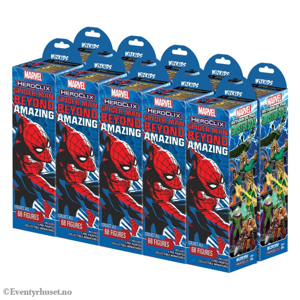 Marvel HeroClix: Spider-Man Beyond Amazing Booster Brick (10) Games
