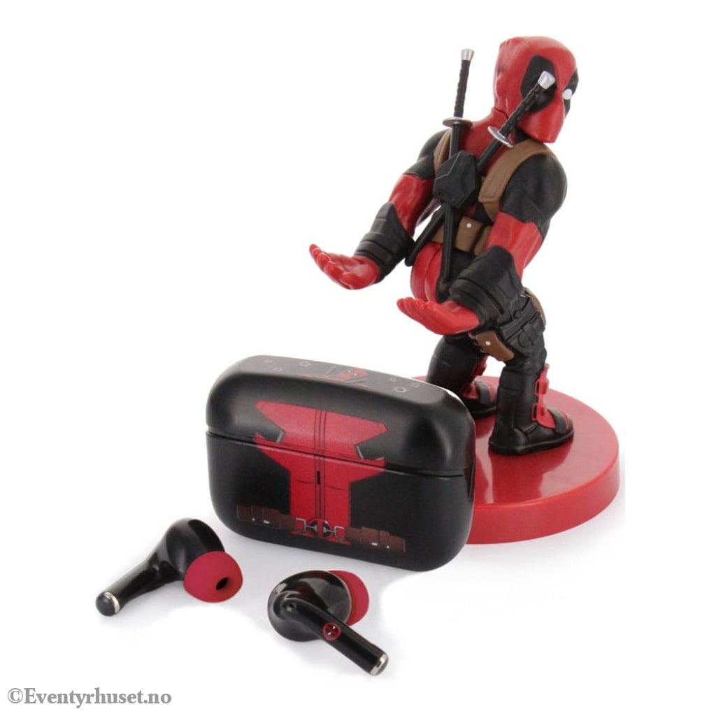 Marvel Holdems Mini Holder & Wireless Headphones Deadpool with TWS Buds Pro 10 cm Home & Gifts