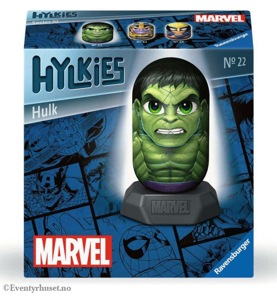 Marvel Hylkies 3D Puzzle Hulk (55 pieces) Games