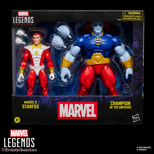 Marvel Legends Action Figure 2-Pack Marvel’s Starfox & Champion of the Universe 15 cm. Mint In Sealed Box (MISB)!