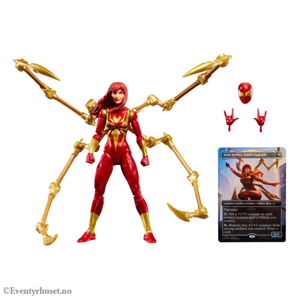 Marvel Legends Magic: The Gathering Action Figure Mary Jane Watson (Iron Spider) (plus Exclusive Foil Card) 15 cm Toys