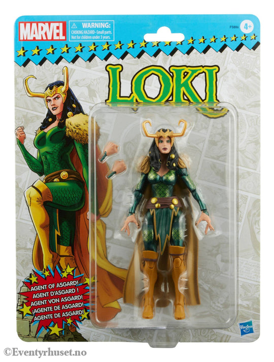Marvel Legends Retro Collection Series Action Figure 2022 Loki - Agent of Asgard 10 cm Actionfigur
