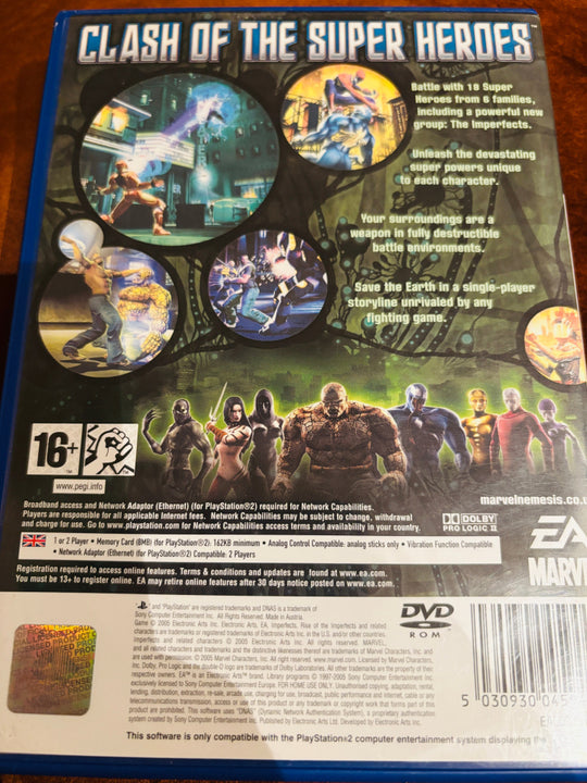Marvel Nemesis: Rise of the Imperfects. PS2.