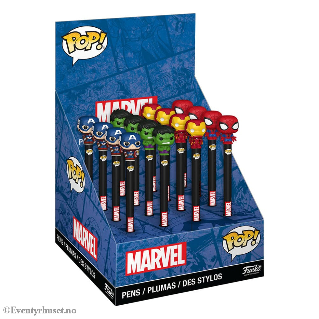 Marvel New Classics POP! Homewares Pens with Toppers Display (16) Manga & Anime
