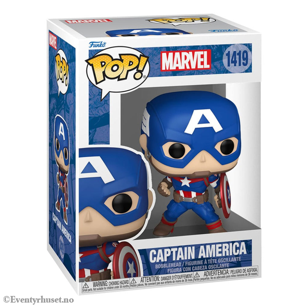 Marvel New Classics POP! Vinyl Figure Captain America 9 cm Collectibles