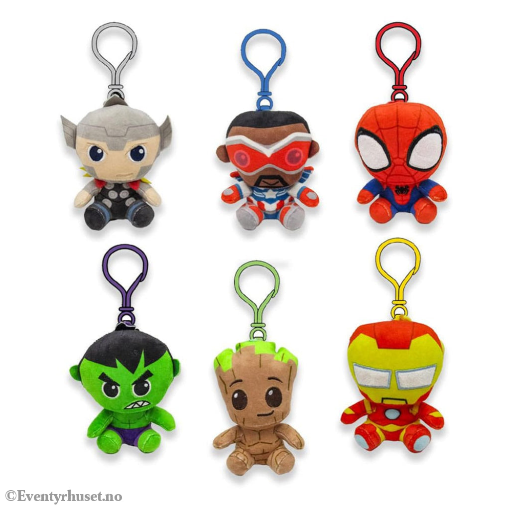 Marvel Plush Keychains 12 cm Assortment (24) Fashion & Accessories