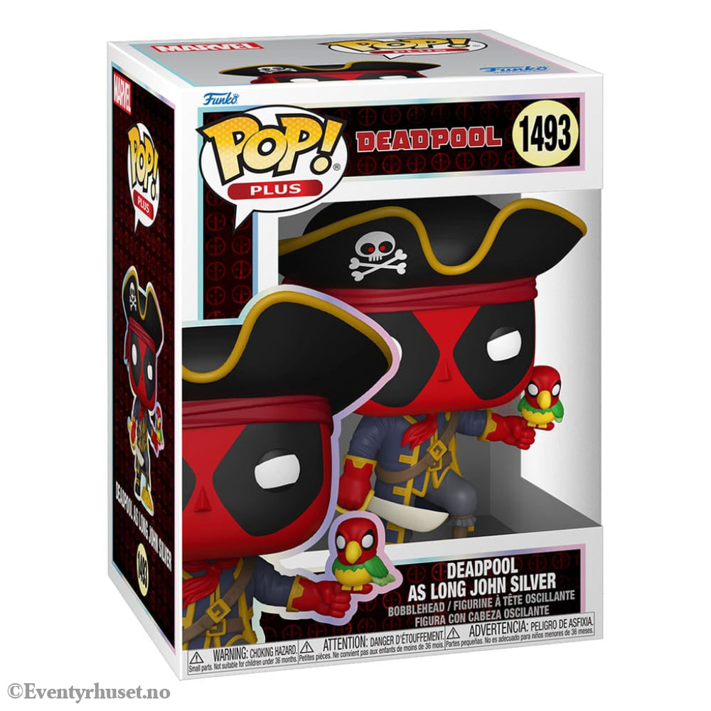 Marvel POP! Plus Vinyl Figure Deadpool as Long John Silver 9 cm Collectibles
